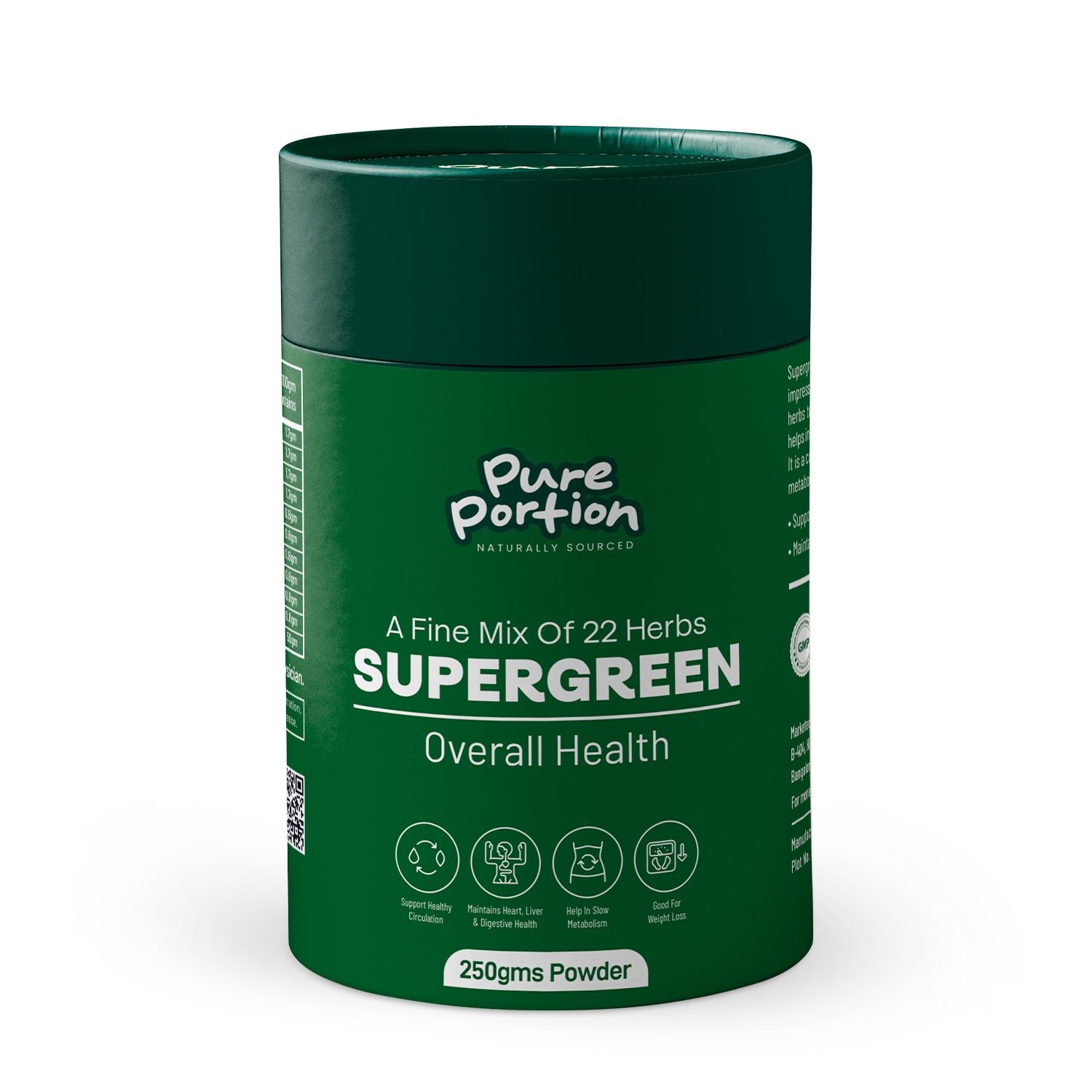
      Supergreen - Overall Health, 22 Herbs Fusion, Total wellness, Weight m
 – PurePortion